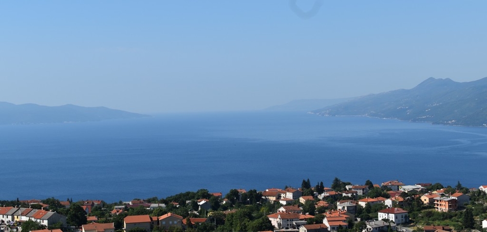 Construction neuve à Kastav avec vaste vue sur le Golfe du Kvarner