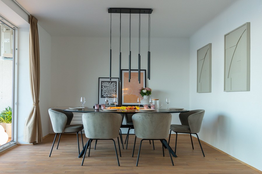 Coin repas de l'appartement A2717, en vente à Volosko près d'Opatija - Panorama Scouting.