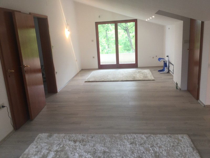 Les combles de l'appartement.