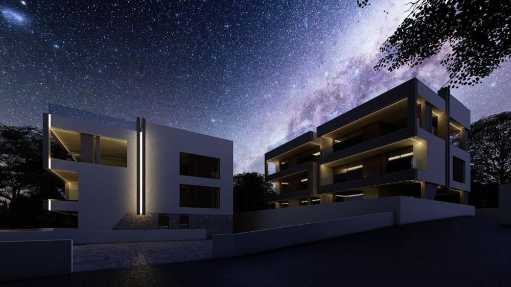 Visualisation 3D de nuit, bien A2790 en Croatie.