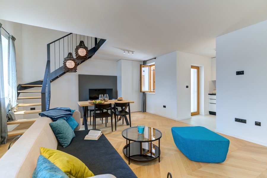 Appartements en duplex sur 2 niveaux avec vue mer