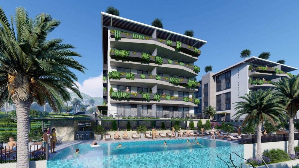 Immeuble d'habitation haut de gamme avec parking souterrain et jacuzzi