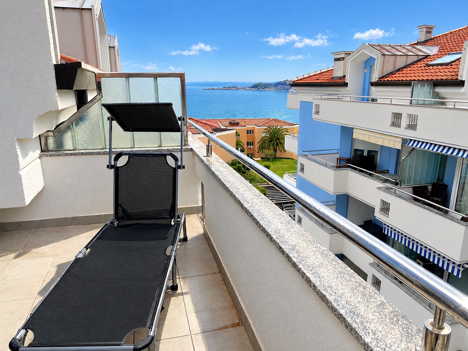 Appartement en duplex avec balcon et vue mer à Savudrija, région d'Umag
