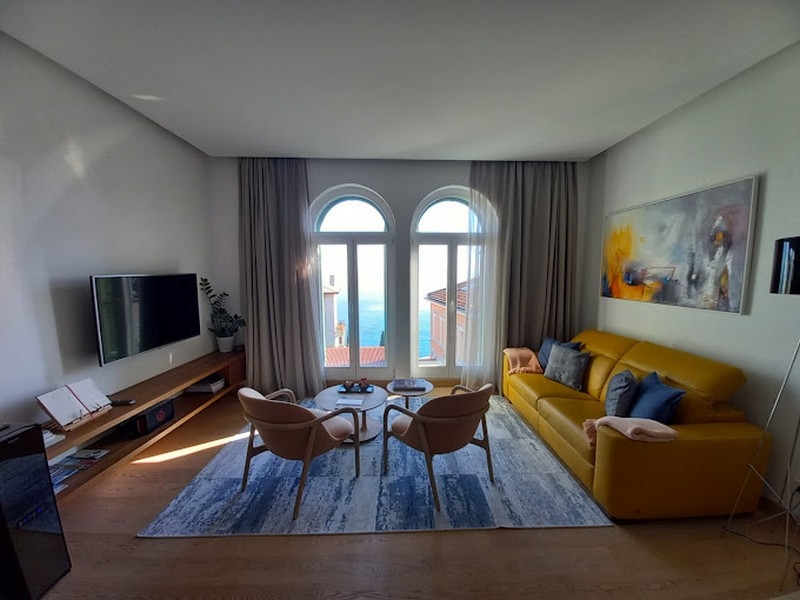 Salon du bien avec vue mer en Croatie - ID : A3300.