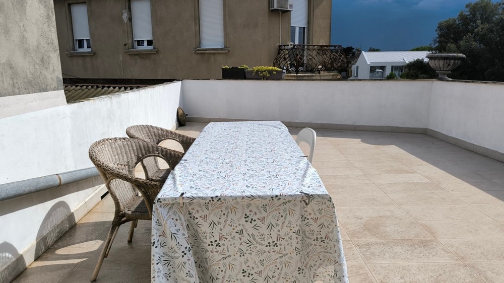 Le toit-terrasse offre un grand potentiel.