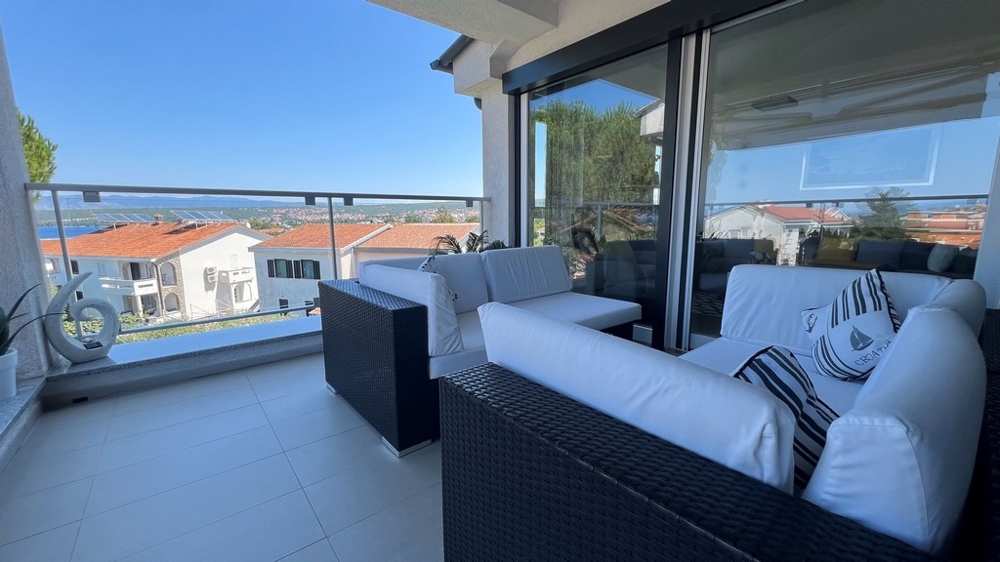 Appartement à vendre sur l'île de Krk en Croatie - Panorama Scouting A3372.