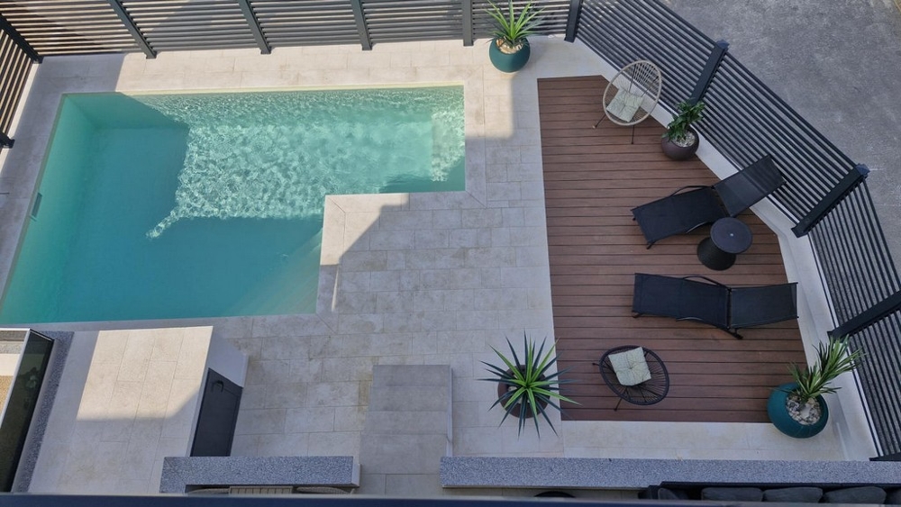 Appartement avec piscine à vendre Croatie - bien A3413 sur l'île de Pag.