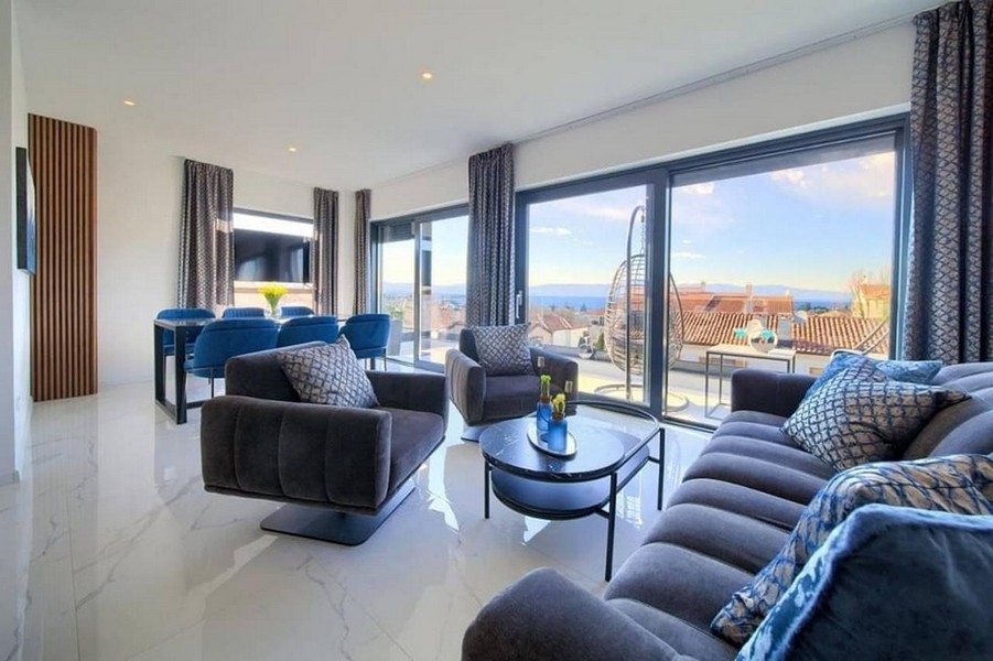 Appartement neuf moderne au dernier étage - biens immobiliers Croatie A3449.