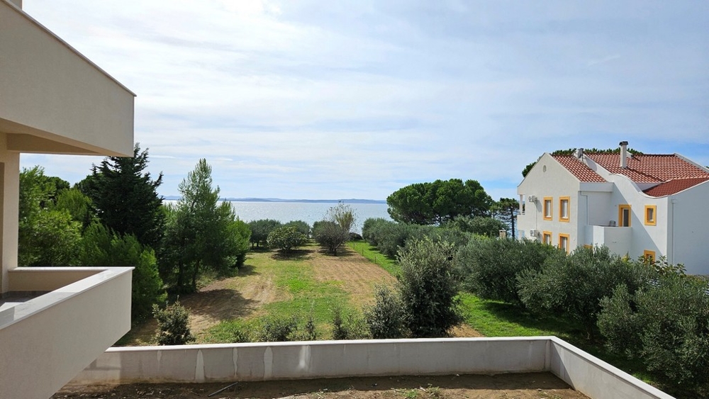 Vue depuis un balcon.