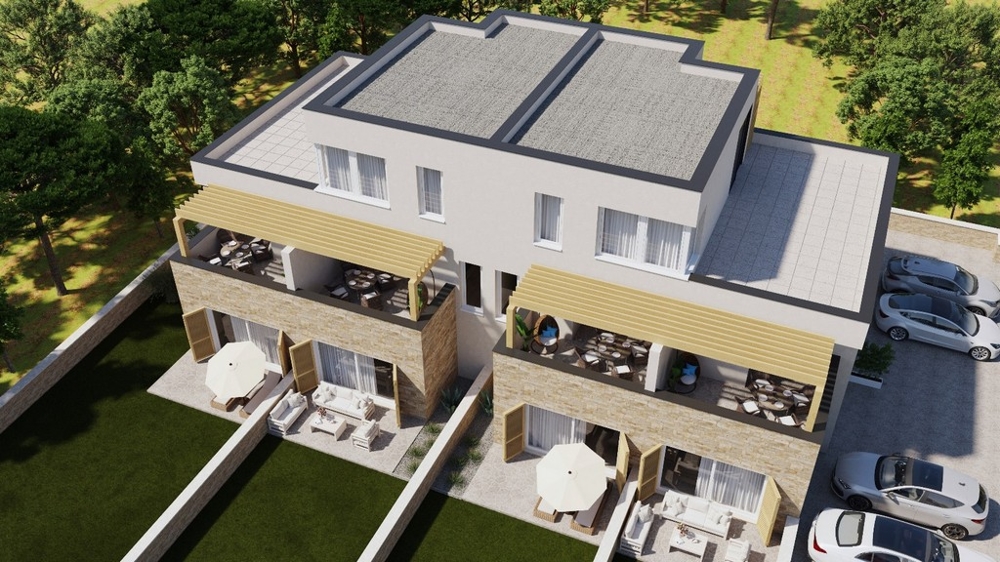 Appartement en duplex avec jardin à vendre en Croatie.