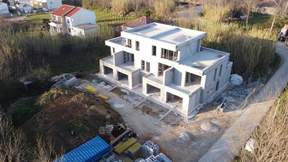 Vue aérienne du chantier du bien A3616 à Privlaka