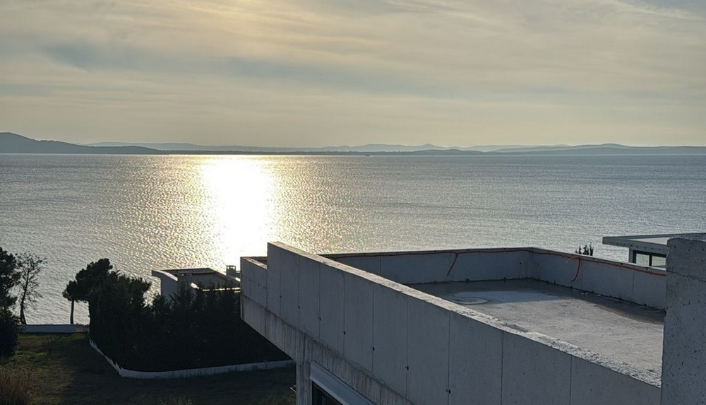 Toit-terrasse avec piscine et magnifique vue mer du bien A3617 à Kozino, Croatie.