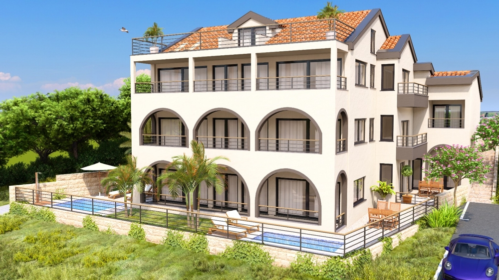 Appartements neufs modernes dans la région de Trogir, Croatie, à vendre.