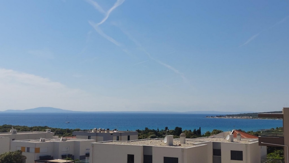 Vue mer depuis l'étage supérieur