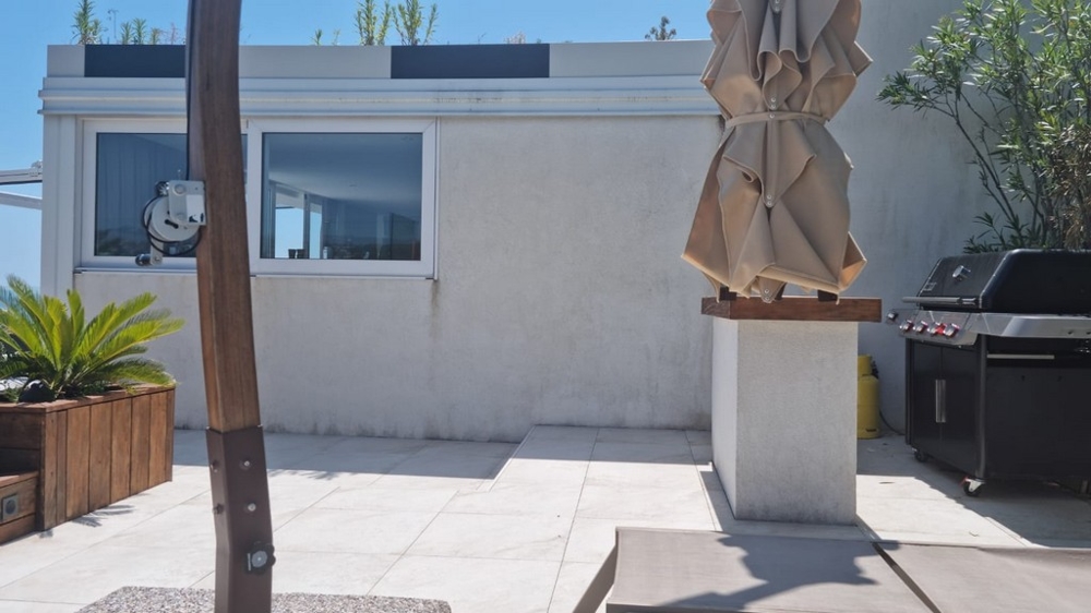 Coin grill sur le toit-terrasse privé