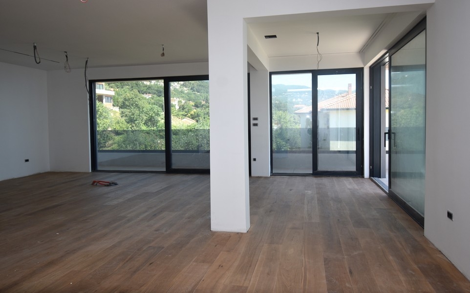 Séjour lumineux avec parquet