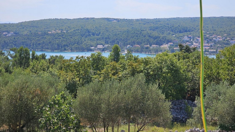 Vue mer depuis l'appartement à Soline sur l'île de Krk