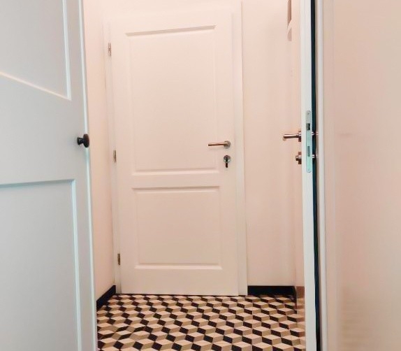 Couloir de l'appartement de la vieille ville A3729 à Rovinj, Istrie.