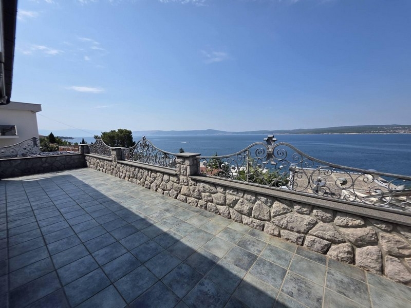 Terrasse de l'appartement A3741 à Crikvenica, Golfe du Kvarner.