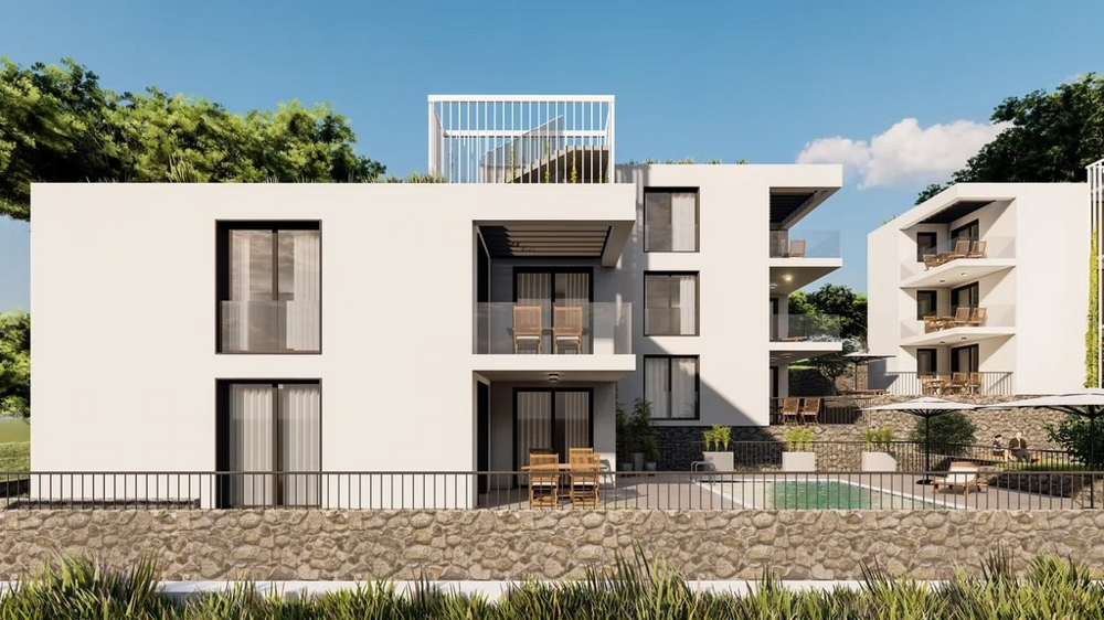 Appartements neufs avec terrasse et piscine en Dalmatie : Primosten