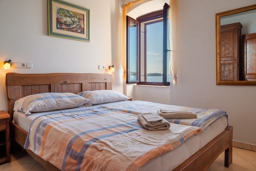 De la chambre aussi, on a une très belle vue mer.