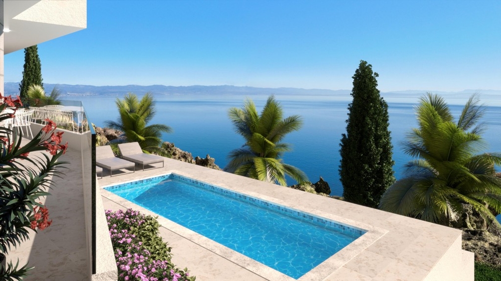 Appartement avec piscine à vendre en Croatie, Mosenicka Draga