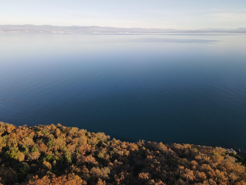 Vue mer sur la côte adriatique