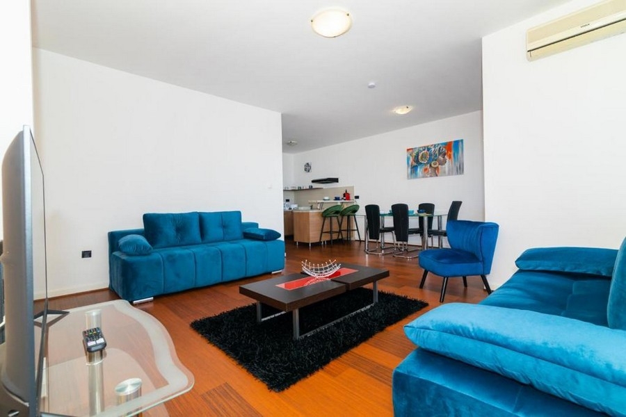 Séjour joliment aménagé de l'appartement A3840, à vendre près de Crikvenica.
