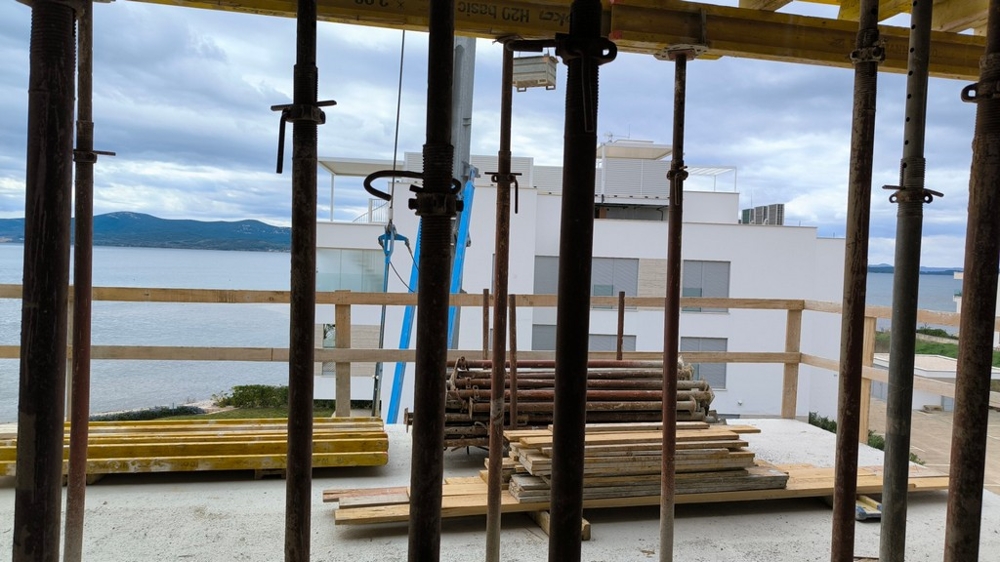 Projet neuf en Croatie en construction