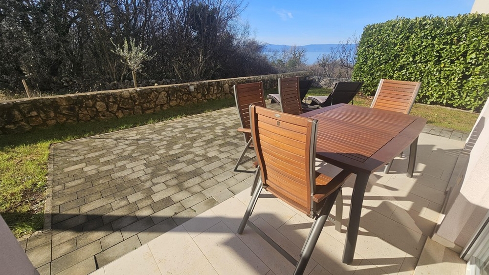 Appartement avec vue mer à vendre sur l'île de Krk