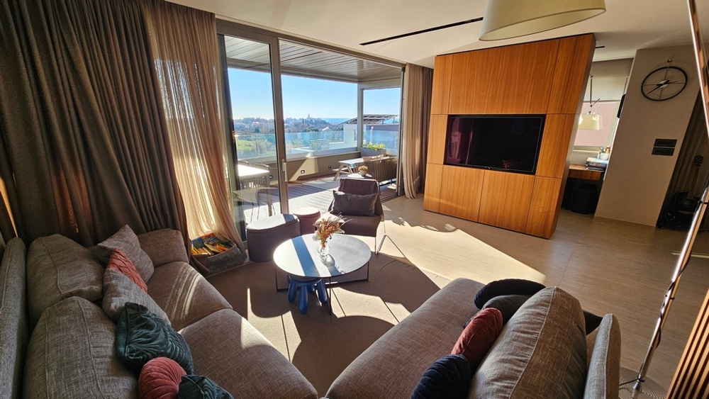 Salon luxueux du bien A3865 en Istrie à Novigrad.
