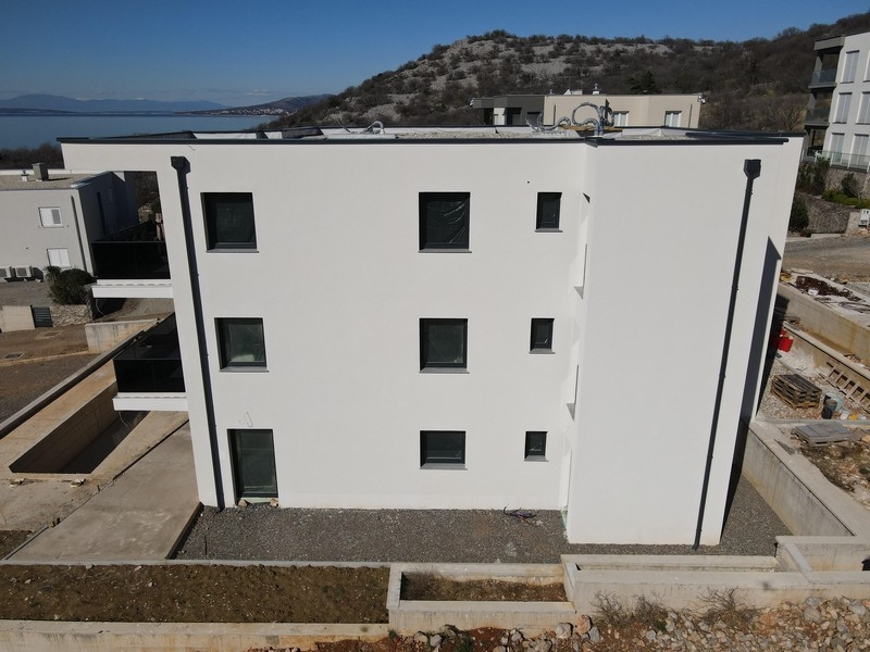 Résidence neuve moderne avec appartements et vue mer dans le golfe du Kvarner