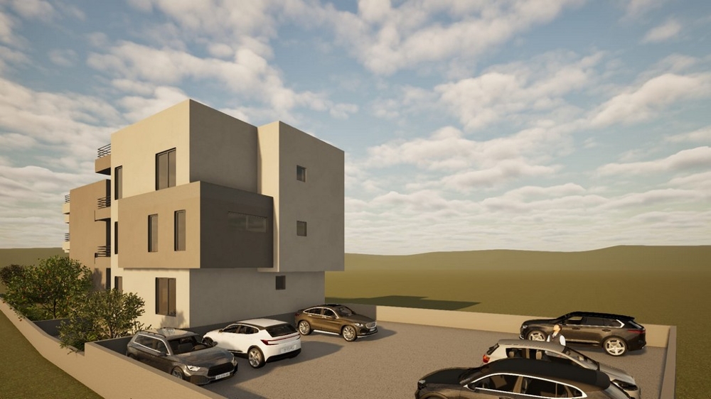 Projet neuf d'immeuble collectif moderne en Croatie