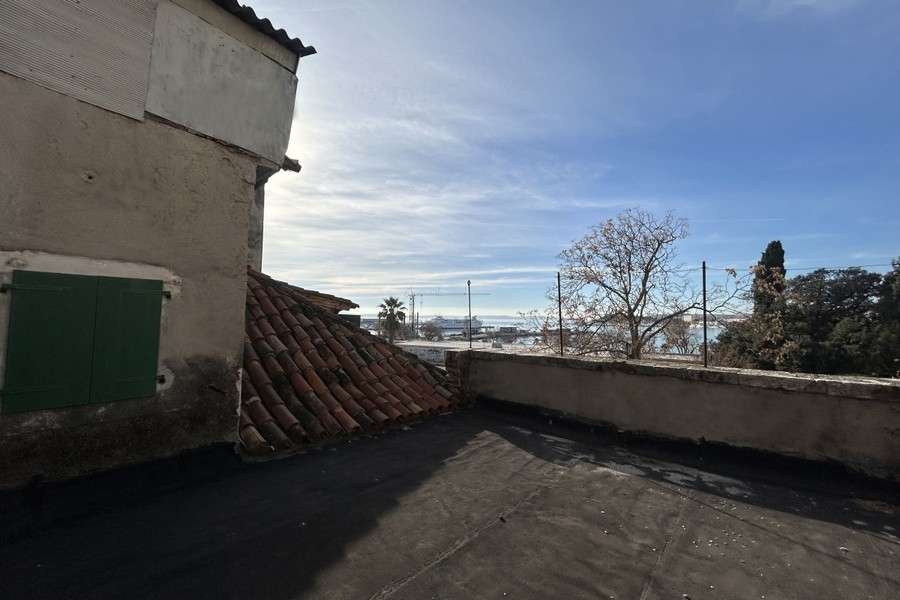 Vue mer depuis l'appartement A3897, à vendre à Split.