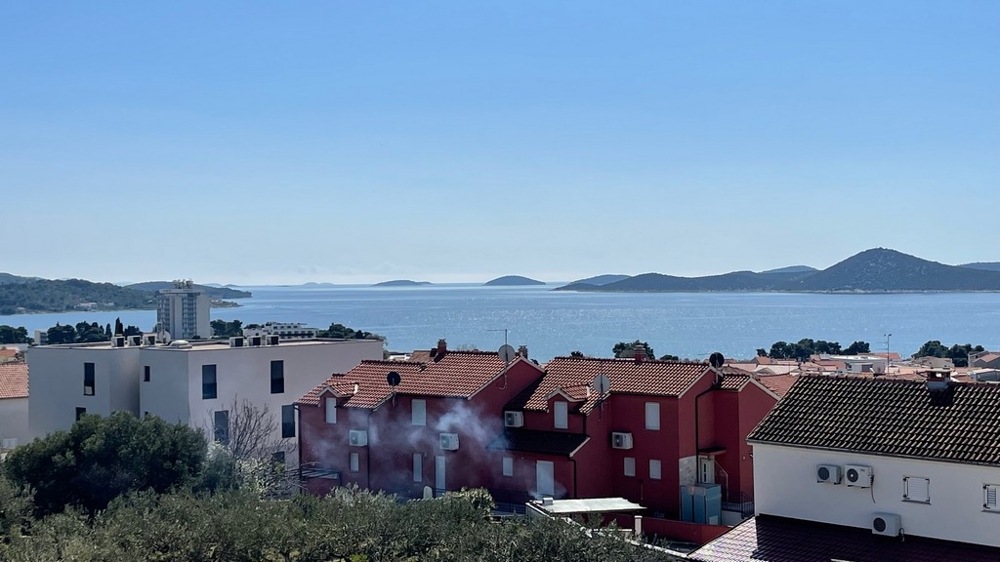 Vue mer de l'appartement A3939 à Vodice.