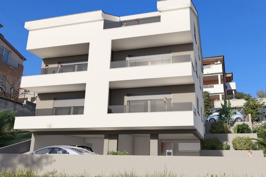 Penthouse neuf dans un cadre calme sur Ciovo