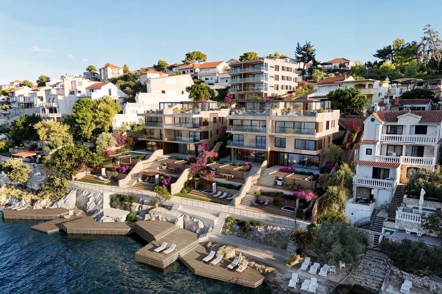 Résidence exclusive en bord de mer sur Ciovo