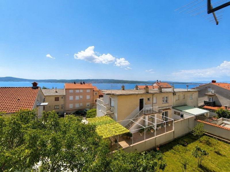 Vue sur la mer et la côte en Croatie