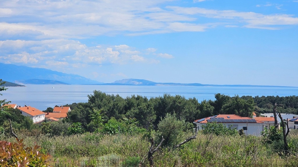 Vue panoramique sur la mer et les îles du golfe du Kvarner