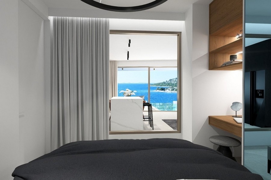 Chambre avec vue sur la mer à Primosten