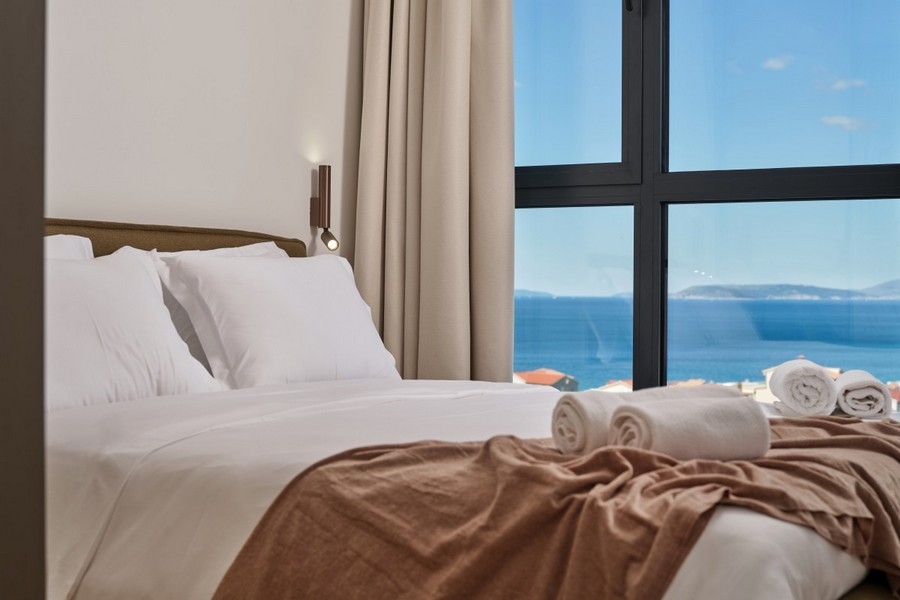 Chambre avec vue mer en Croatie