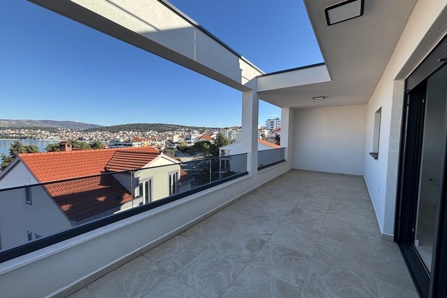 Terrasse avec vue mer en Croatie