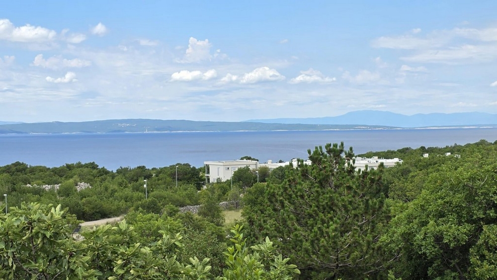 Vue mer sur le golfe du Kvarner en Croatie