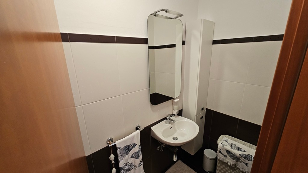 Toilettes séparées avec lavabo