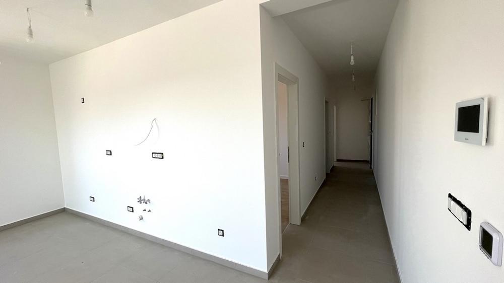 Couloir avec interphone