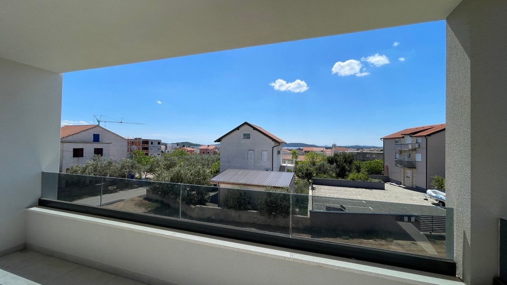 Vue depuis la terrasse sur Vodice