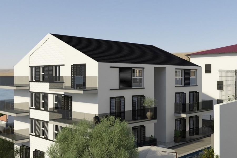 Immeuble moderne avec vue mer sur Ciovo