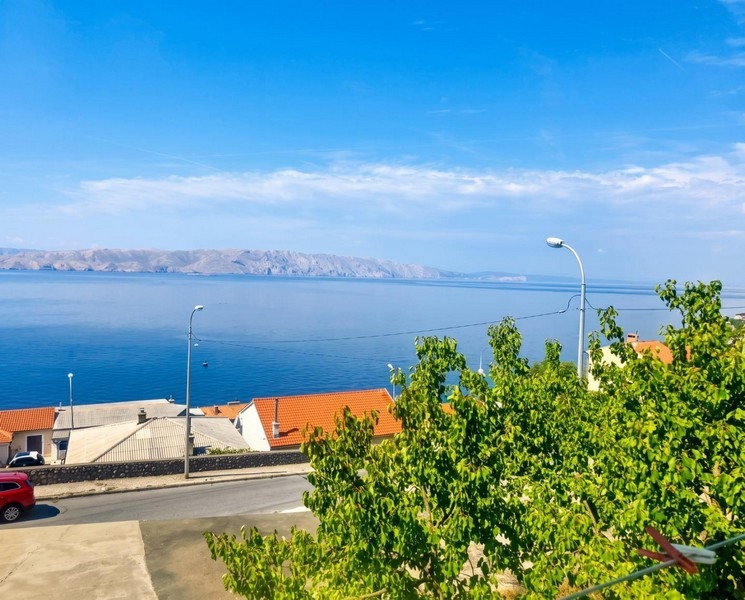 Vue mer depuis l'appartement à Senj Croatie