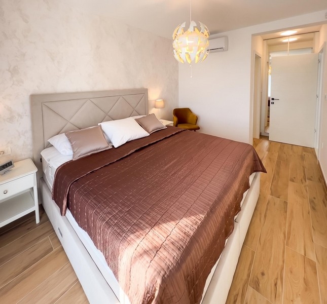 Chambre avec lit double en Croatie