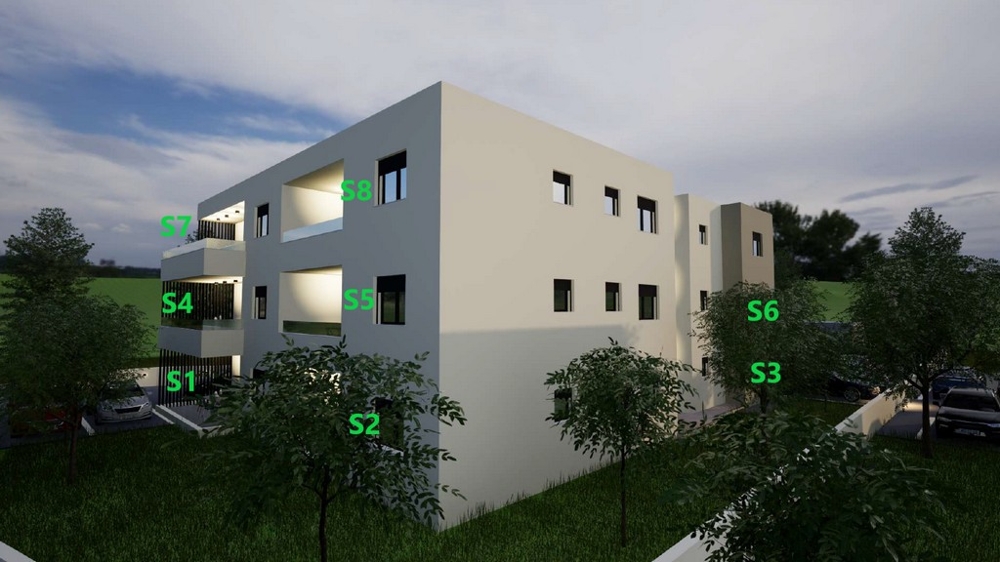 Visualisation de l'immeuble avec emplacement des appartements